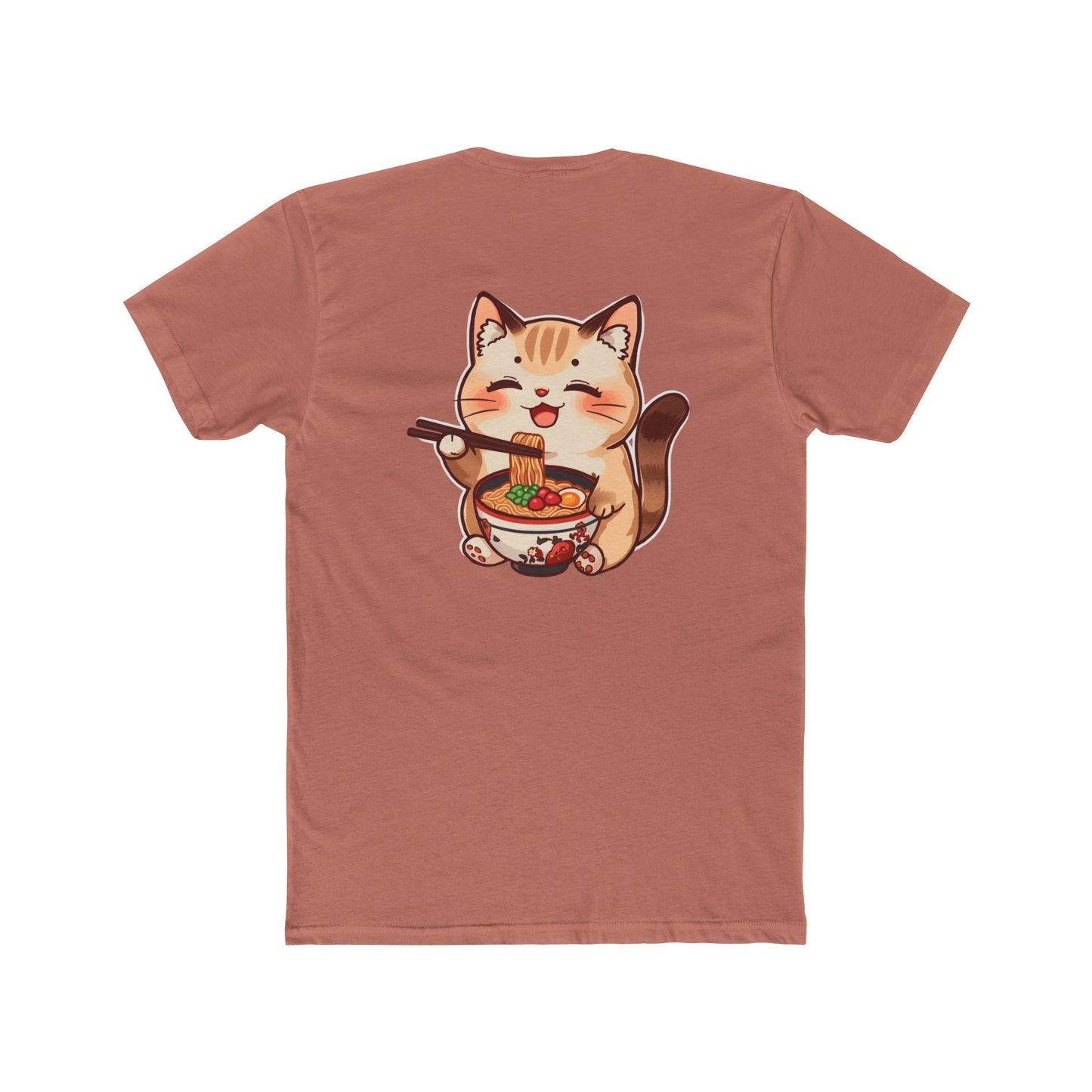 Cat Ramen Tee — Cute Kawaii Cat Eating Ramen Graphic T-Shirt