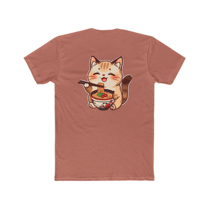 Cat Ramen Tee — Cute Kawaii Cat Eating Ramen Graphic T-Shirt