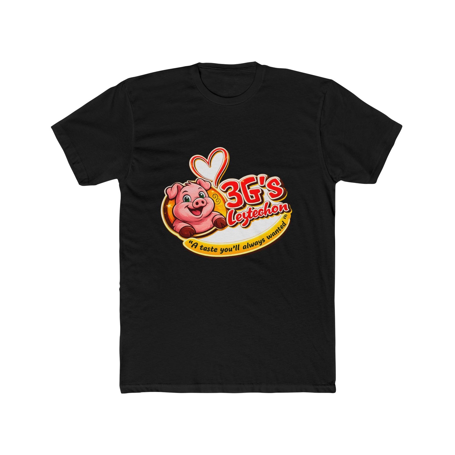 3G's Lychchon Pig Logo Tee - Cute BBQ Diner Shirt