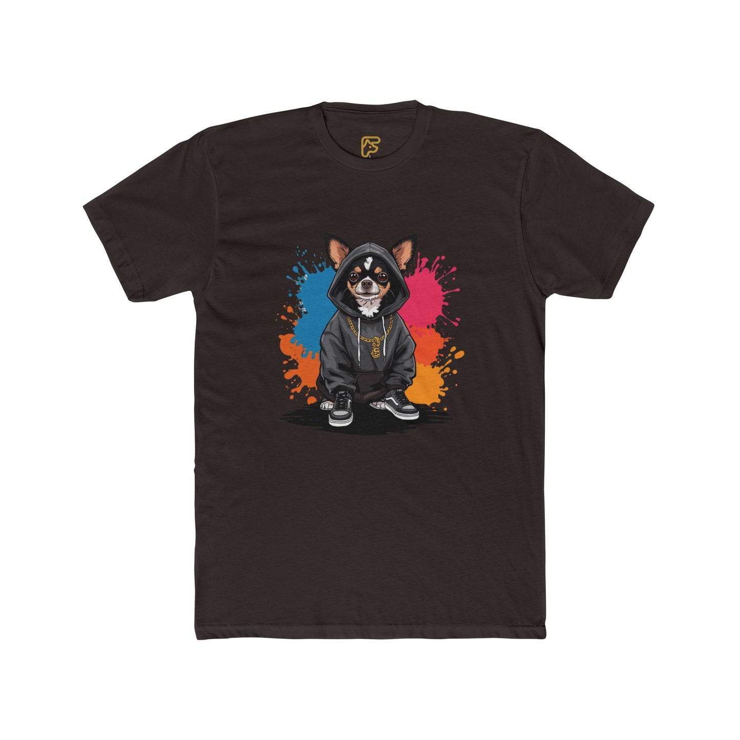 Urban Corgi Hoodie Tee — Cute Corgi in Hoodie Graphic T-Shirt