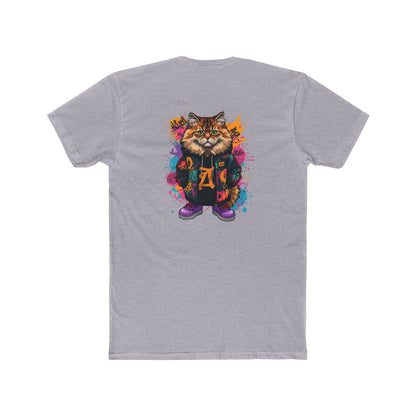 Cat Graphic Tee — Colorful Streetwear Cat Design