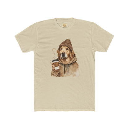 Golden Retriever Coffee Tee — Cozy Dog Hoodie Design