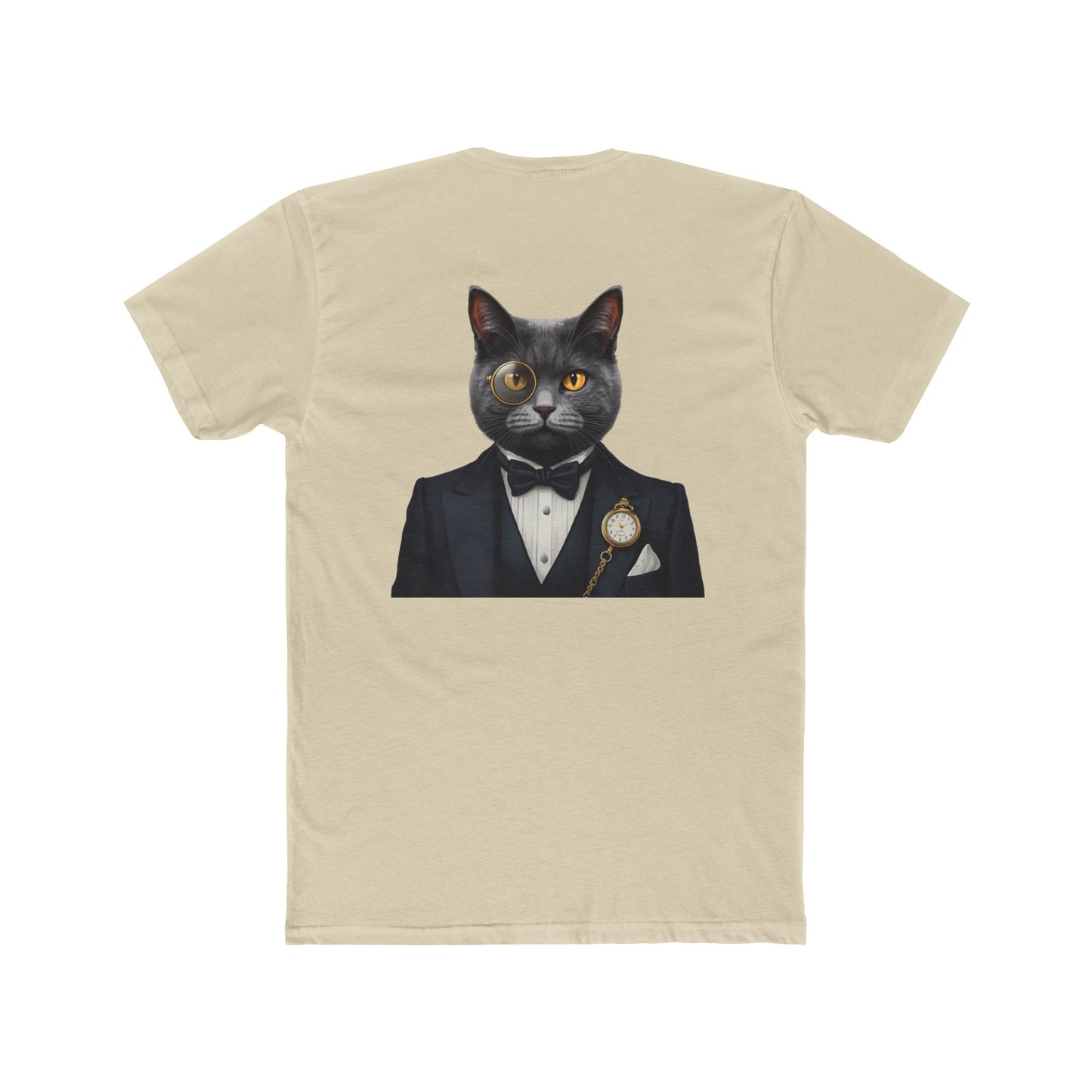 Cat Gentleman T-Shirt — Dapper Black Cat in Tuxedo Graphic Tee
