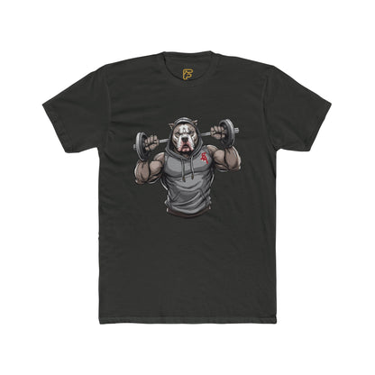 Gym Bear Strength T‑Shirt — Muscular Bear Lifting Dumbbells Workout Tee