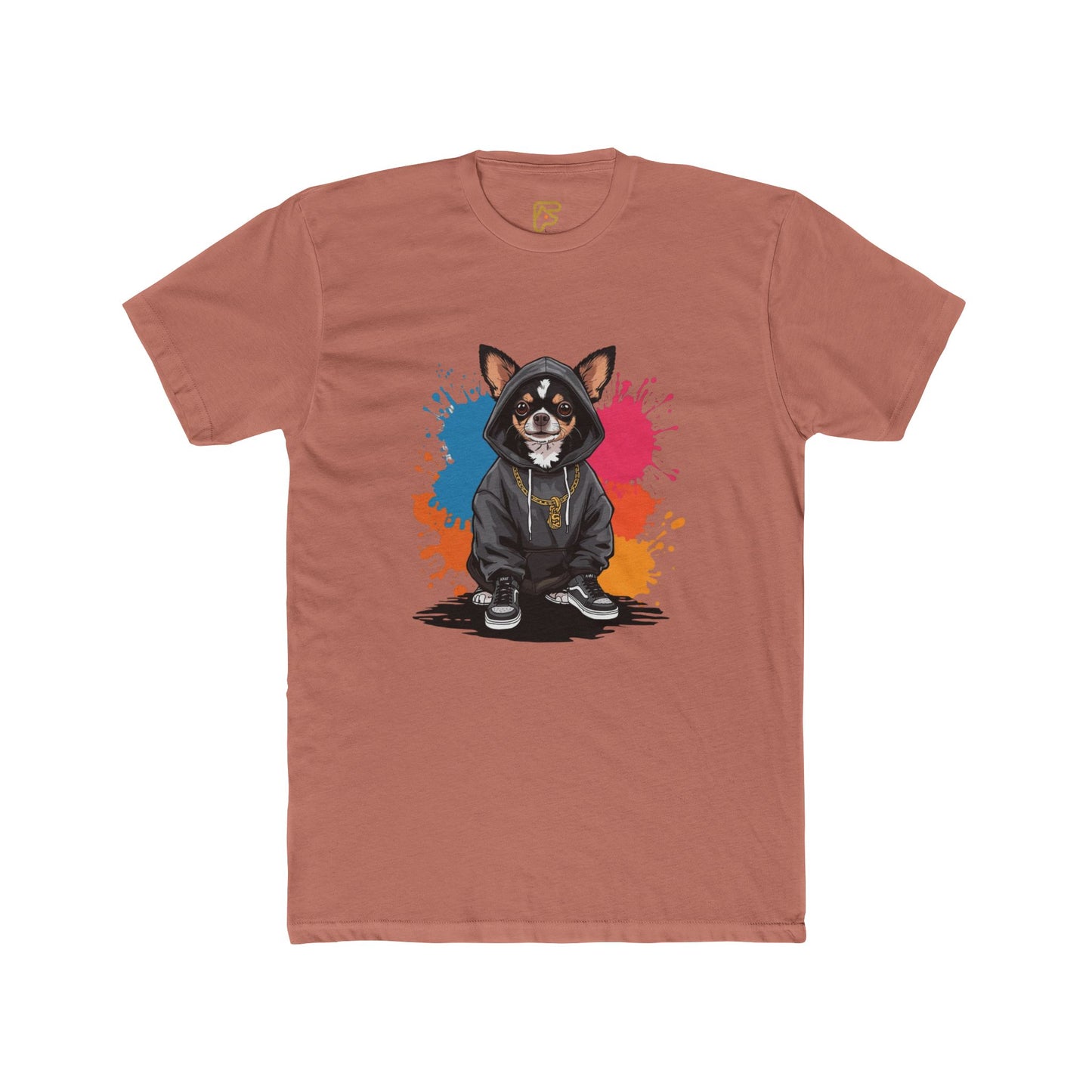 Urban Corgi Hoodie Tee — Cute Corgi in Hoodie Graphic T-Shirt