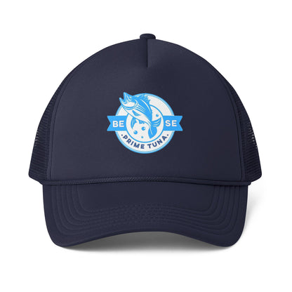 Trucker Cap — 'Be Wise Prime Tuna' Retro Fishing Logo