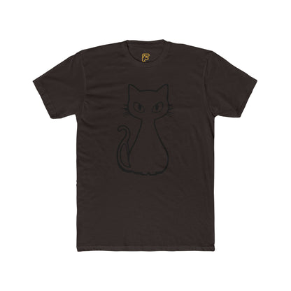 Minimal Line Art Cat T-Shirt