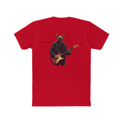 Cat Rocker T‑Shirt — Sphynx Guitar Player Graphic Tee