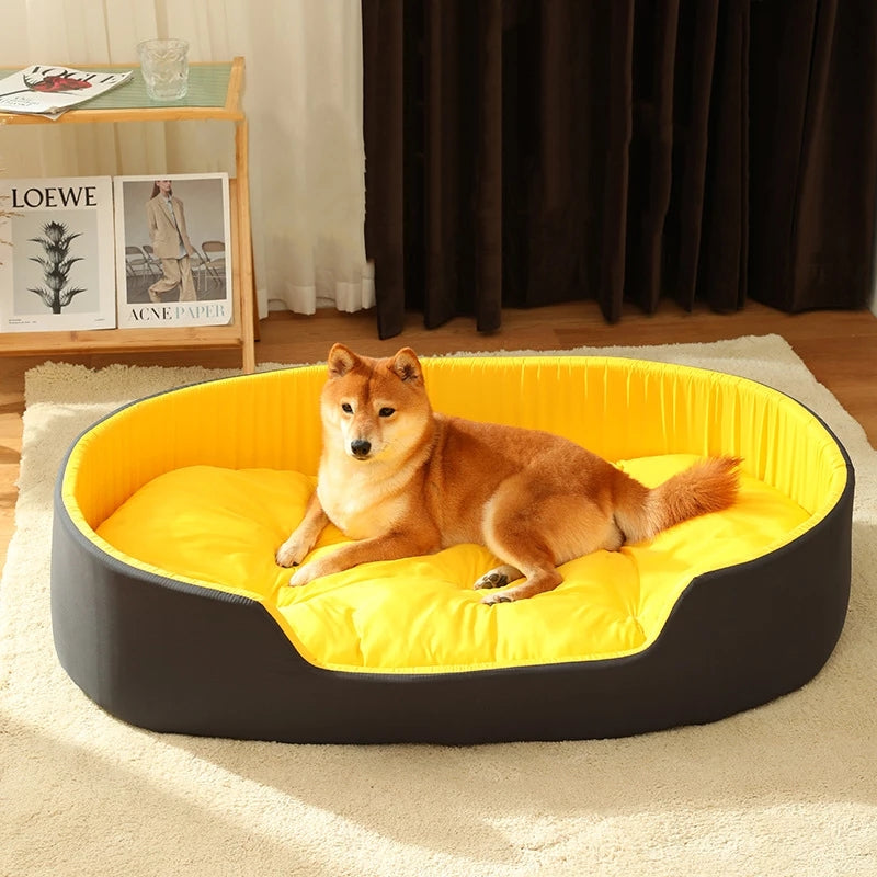 Soft Pet Bed Nest – Cozy Dog & Cat Sleeping Mat