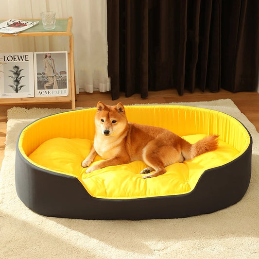 Soft Pet Bed Nest – Cozy Dog & Cat Sleeping Mat