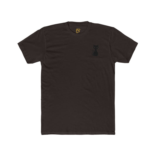 Cat Portrait Tee — Colorful Streetwear Cat Graphic Shirt (Back Print)