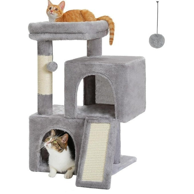 Creative Sisal Cat Climbing Frame – Cat Tree with Nest & Scratching Post