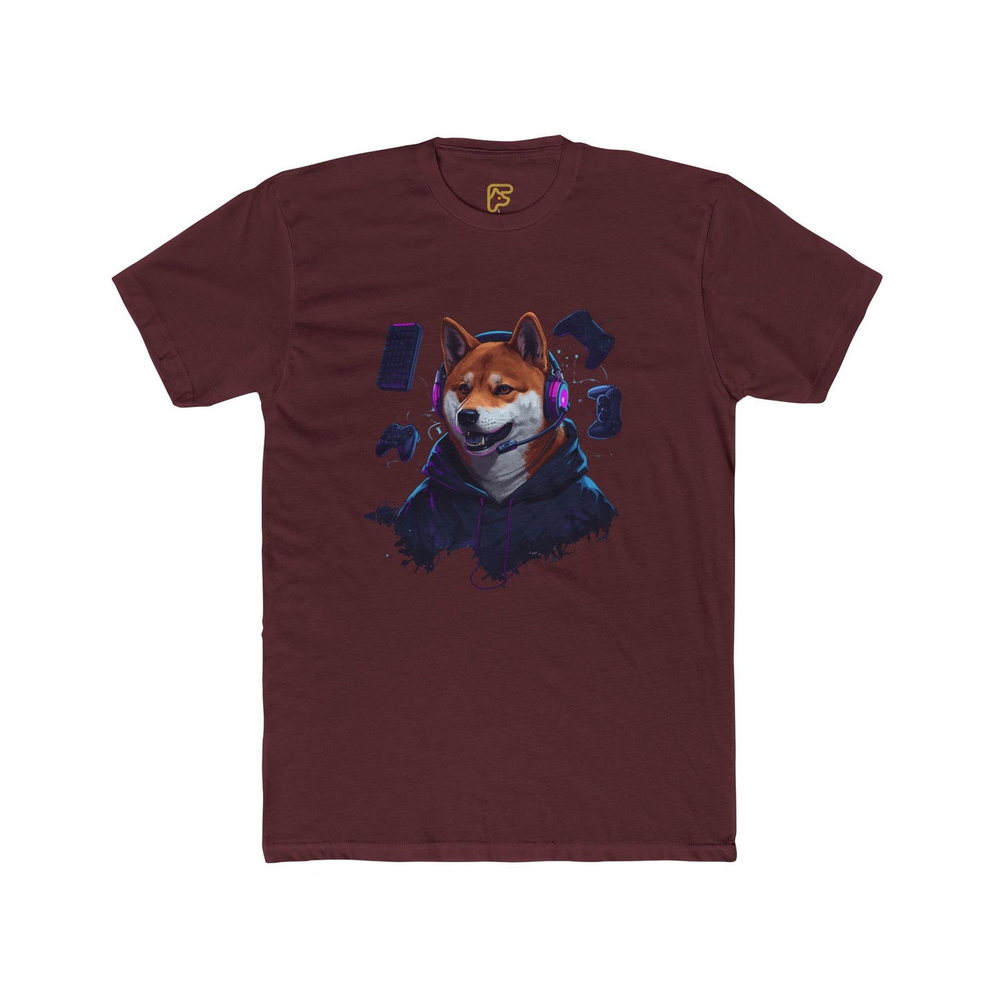 Shiba Inu Cyberpunk Tee — Cool Dog Portrait Graphic T-Shirt