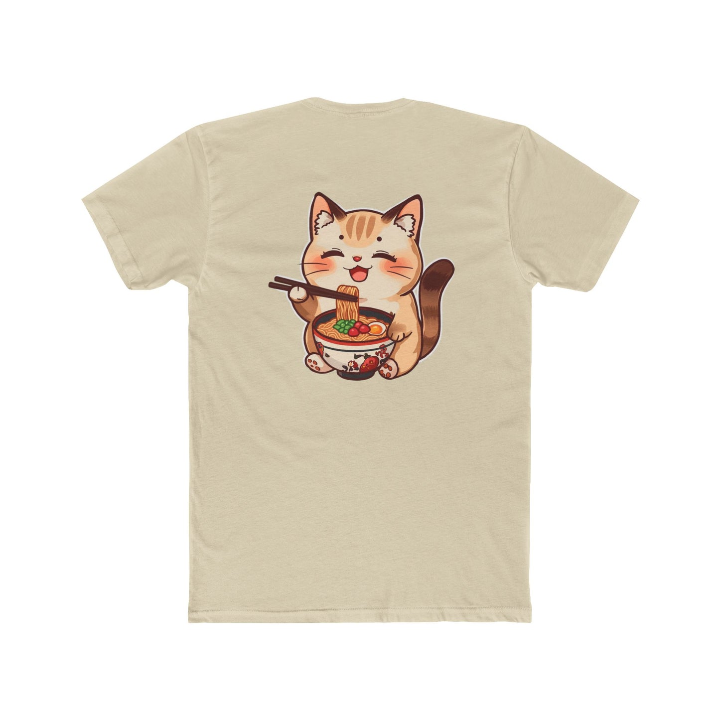 Cat Ramen Tee — Cute Kawaii Cat Eating Ramen Graphic T-Shirt