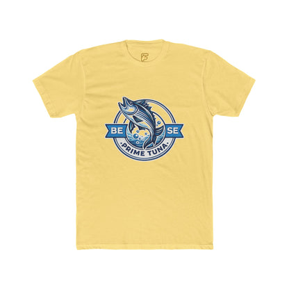 Prime Tuna Crest T-Shirt — 'Be Wise' Vintage Fishing Tee