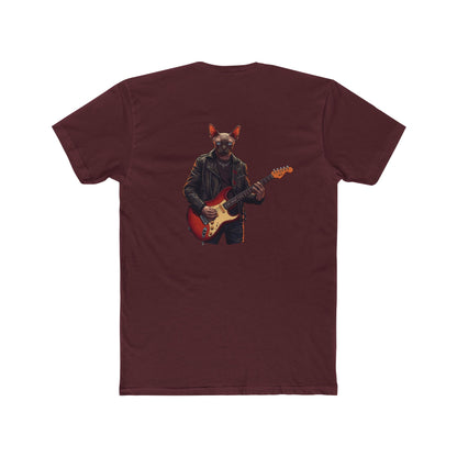Cat Rocker T‑Shirt — Sphynx Guitar Player Graphic Tee