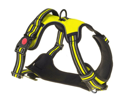 Breathable Reflective Dog Harness – Adjustable Vest for Medium & Large Dogs