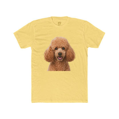 Poodle Portrait Tee — Cute Apricot Poodle Dog Graphic Shirt