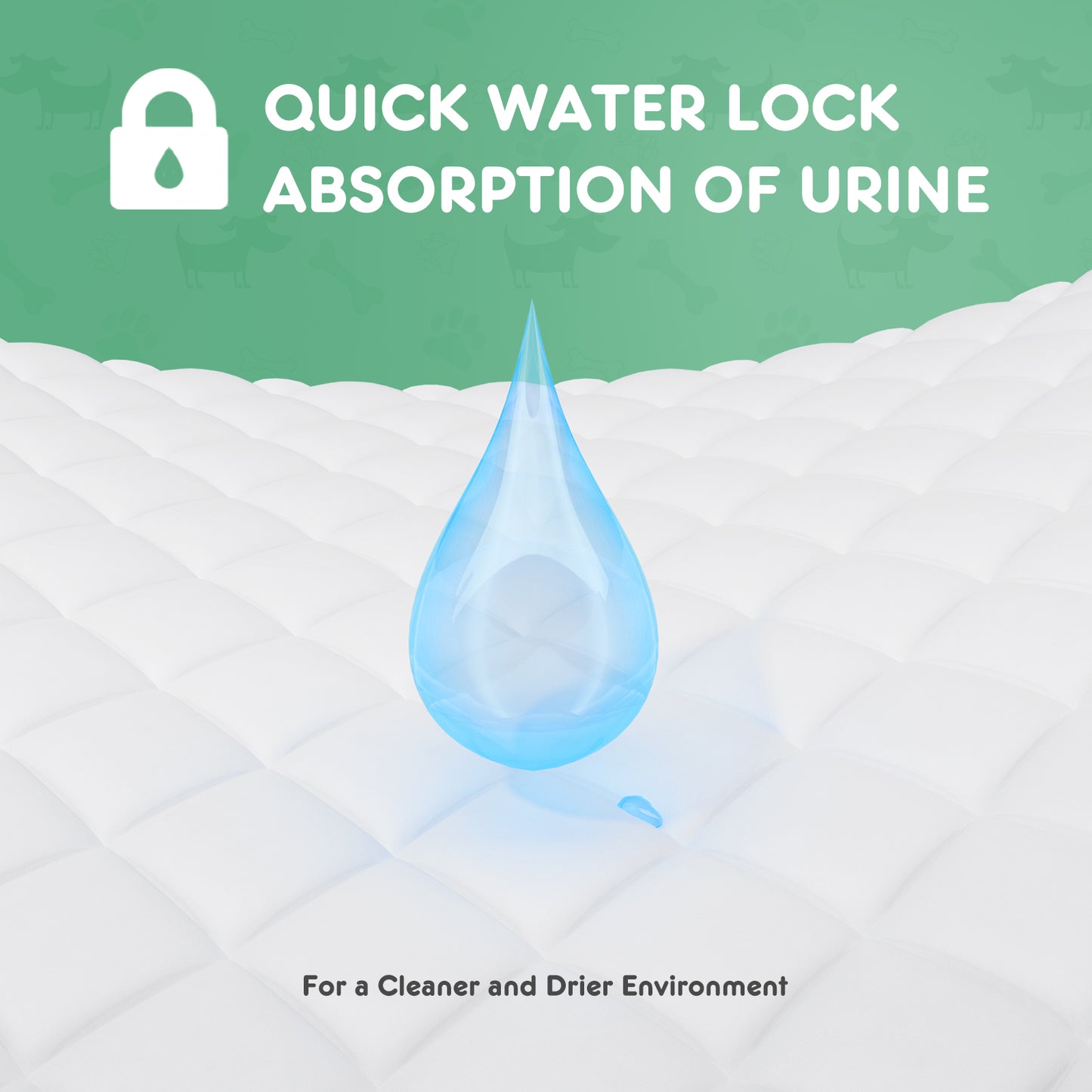 Disposable Puppy Pads – Leak-Proof Quick-Dry Absorbent Dog Pee Pads for Puppies & Small Pets, Multi-Layer Extra Large