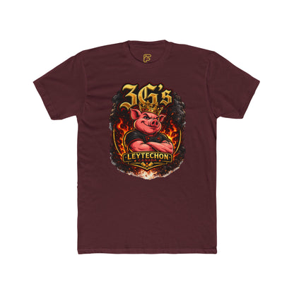 3G's Leytechon Pig Graphic Tee — Vintage Flame Streetwear Shirt