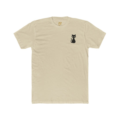 Cozy Cat Crew Tee — Cute Sweater Cat Graphic T-Shirt