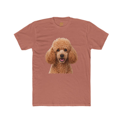 Poodle Portrait Tee — Cute Apricot Poodle Dog Graphic Shirt