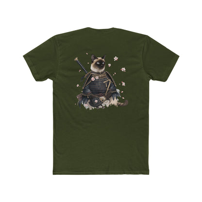 Samurai Cat T-Shirt — Cute Warrior Cat Graphic Tee