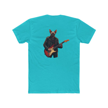 Cat Rocker T‑Shirt — Sphynx Guitar Player Graphic Tee