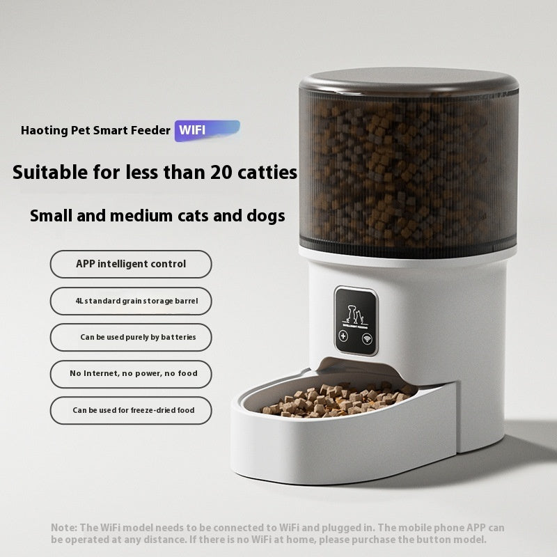 4L Automatic Pet Feeder – Programmable Smart Food Dispenser for Cats & Dogs