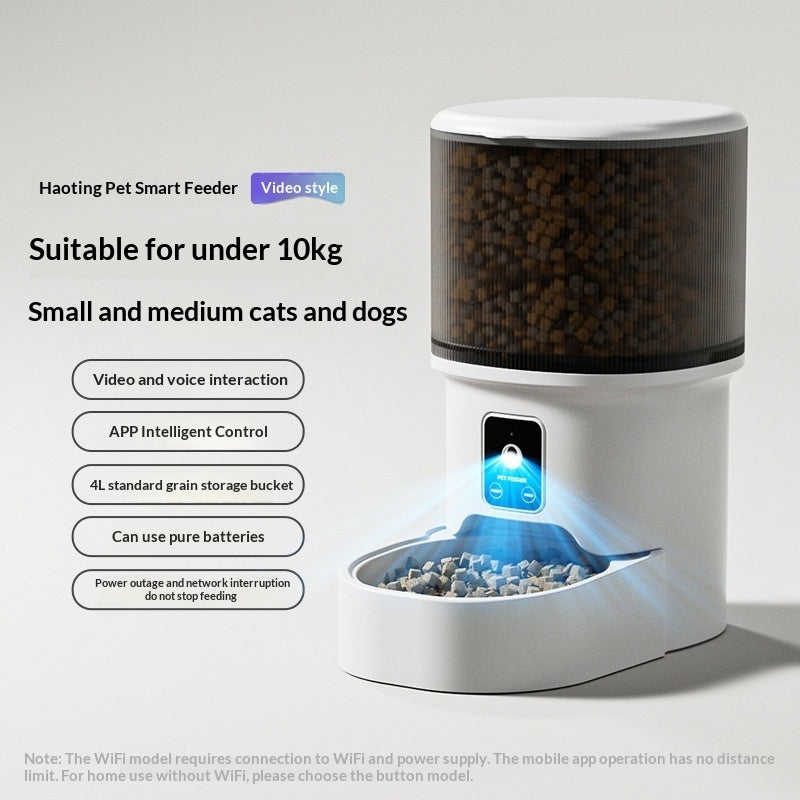 4L Automatic Pet Feeder – Programmable Smart Food Dispenser for Cats & Dogs
