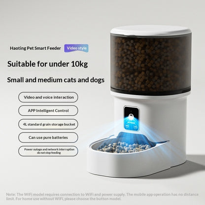 4L Automatic Pet Feeder – Programmable Smart Food Dispenser for Cats & Dogs