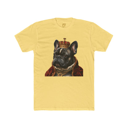 Royal French Bulldog T‑Shirt — Crowned Dog Portrait Tee