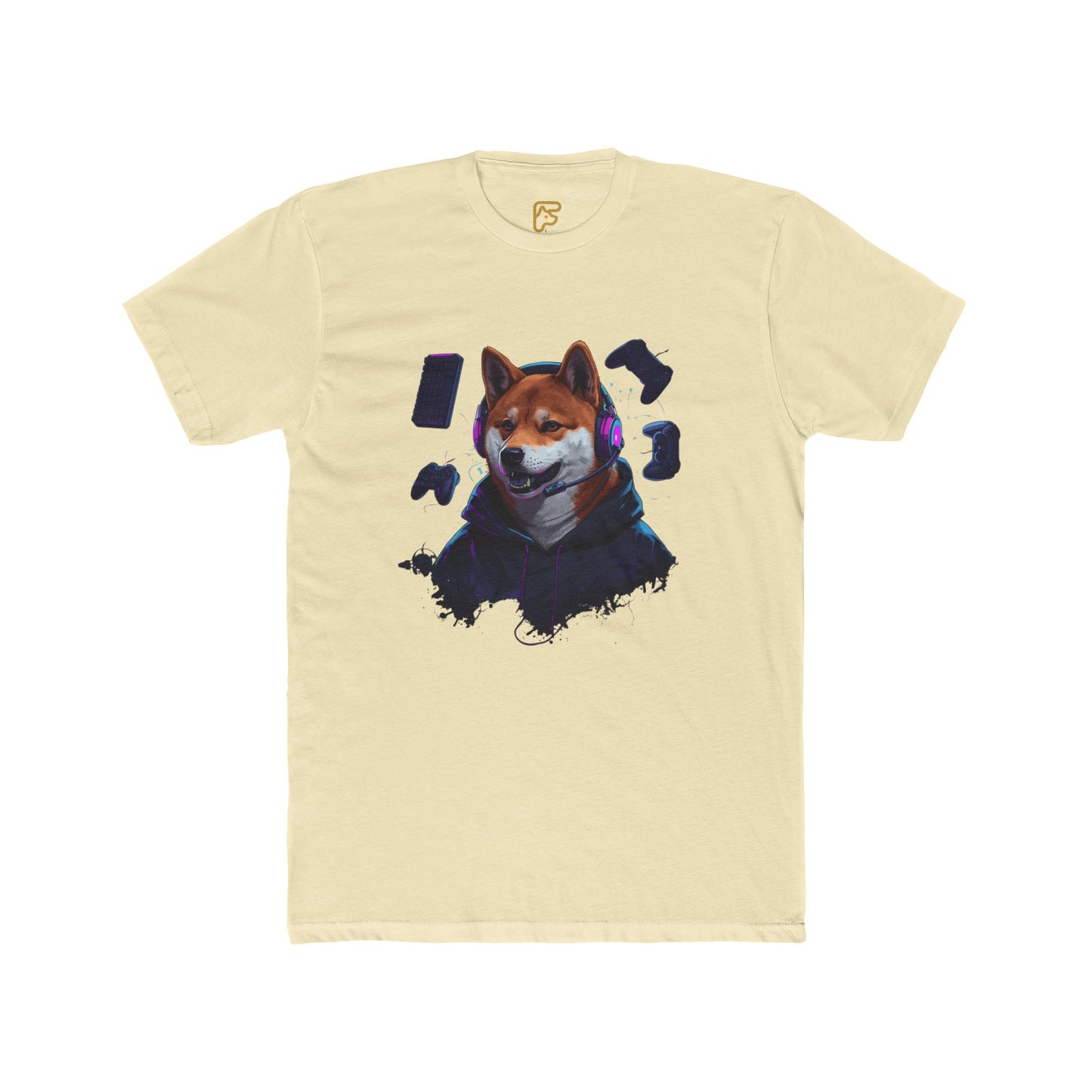 Shiba Inu Cyberpunk Tee — Cool Dog Portrait Graphic T-Shirt