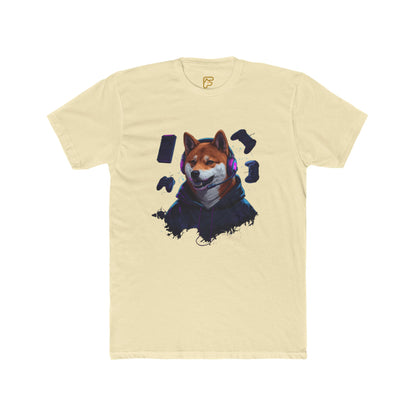 Shiba Inu Cyberpunk Tee — Cool Dog Portrait Graphic T-Shirt