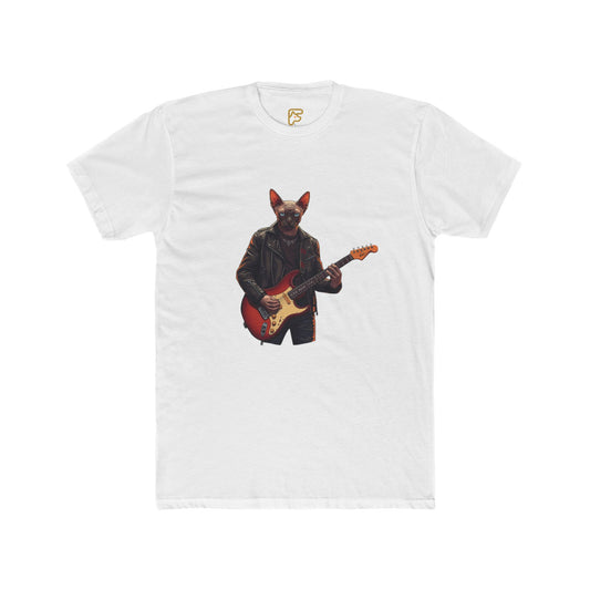 Guitar Fox Graphic Tee — Cool Rock Music Animal T‑Shirt