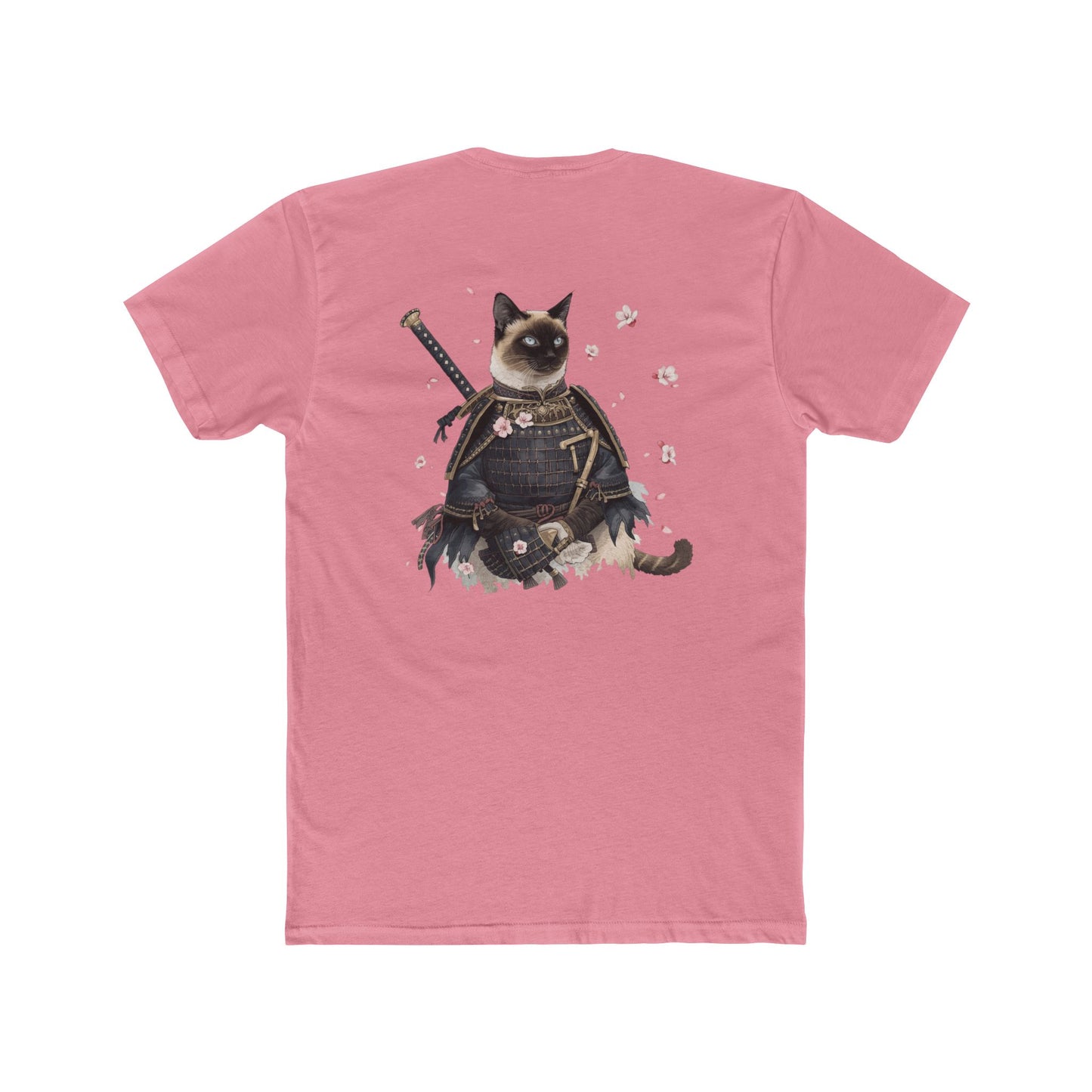 Samurai Cat T-Shirt — Cute Warrior Cat Graphic Tee