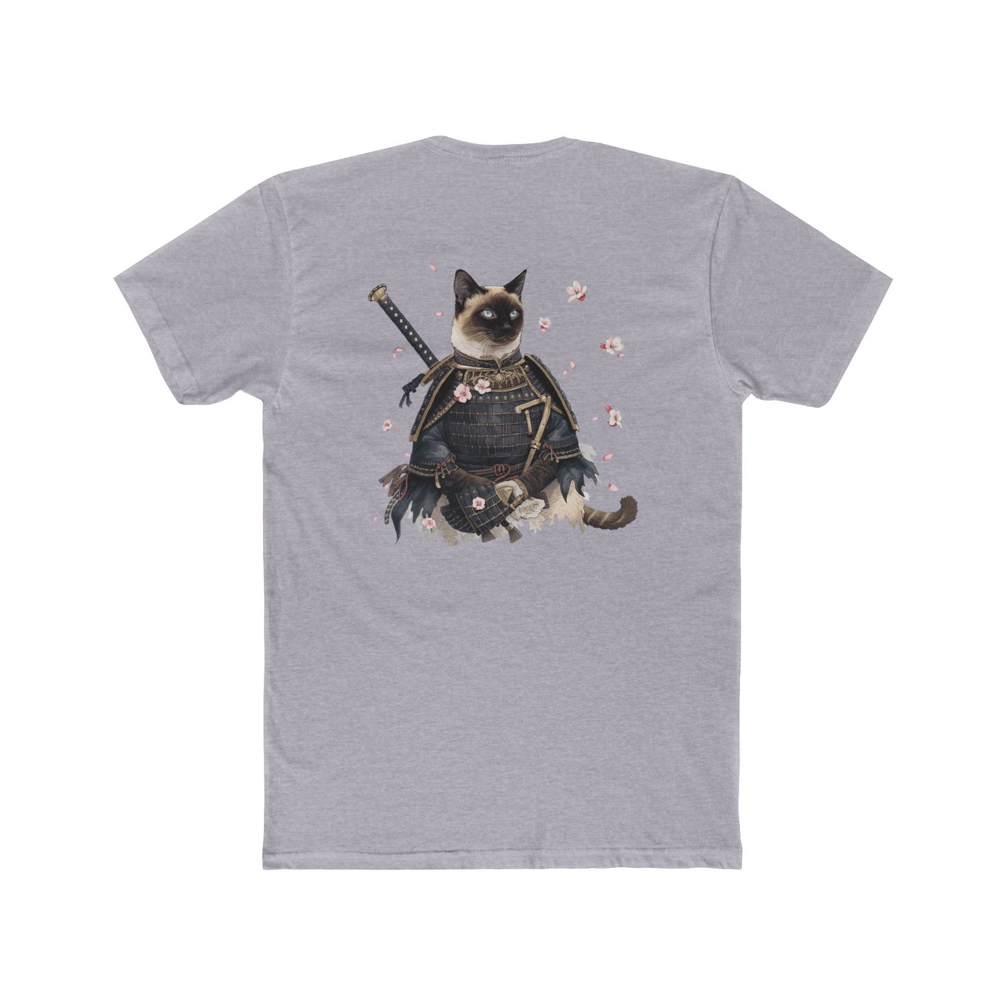 Samurai Cat T-Shirt — Cute Warrior Cat Graphic Tee