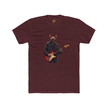 Guitar Fox Graphic Tee — Cool Rock Music Animal T‑Shirt