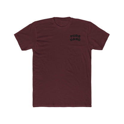 Purr Gang Cat Tee — Graphic Cat Portrait Crewneck Tee