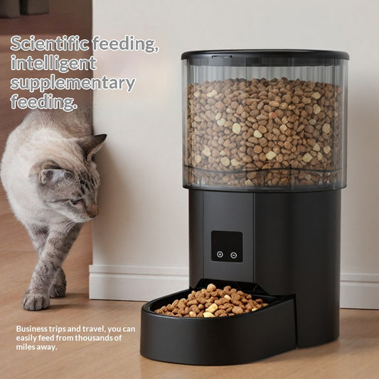 Automatic Pet Feeder with Anti-Jam System – 4L Timed Food Dispenser for Cats & Dogs