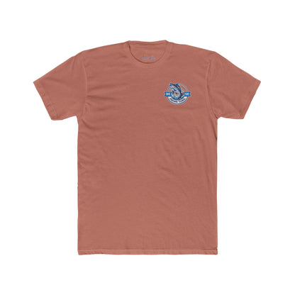 Sailfish Crest Tee — Vintage Blue Fishing Logo T‑Shirt