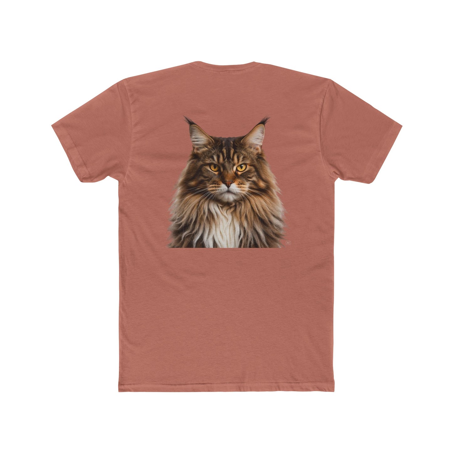 Maine Coon Portrait Tee — Cat Lover T-Shirt