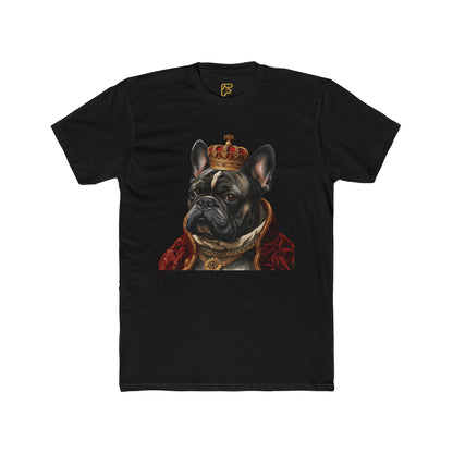 Royal French Bulldog T‑Shirt — Crowned Dog Portrait Tee