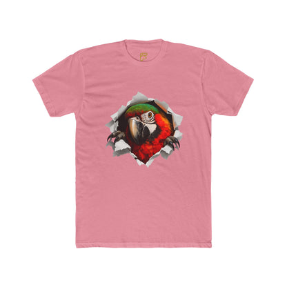 Parrot Portrait Tee — Colorful Macaw Graphic T-Shirt
