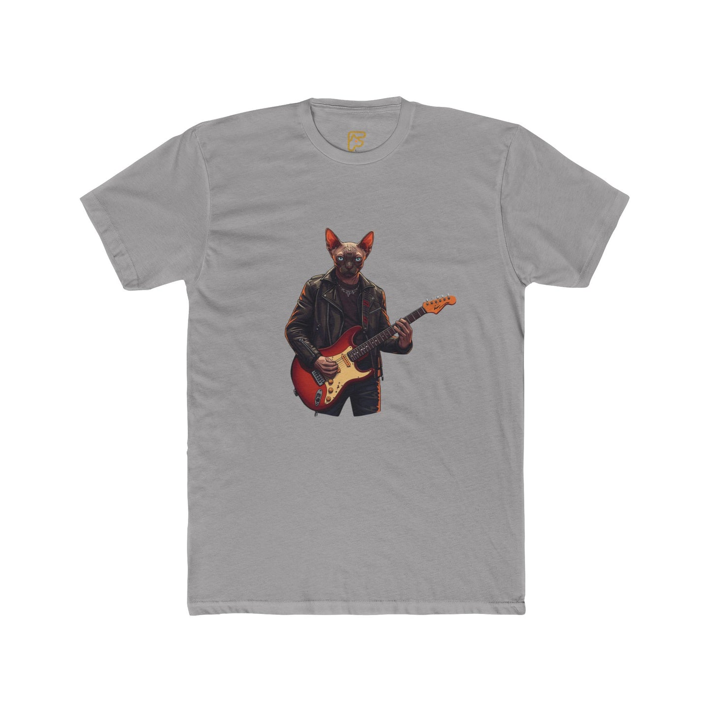 Guitar Fox Graphic Tee — Cool Rock Music Animal T‑Shirt