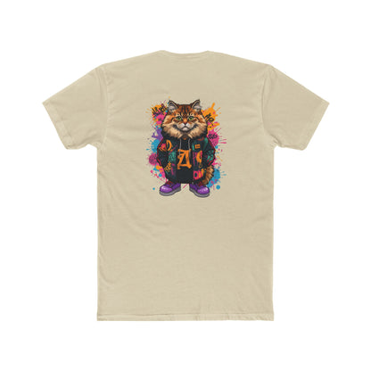 Cat Graphic Tee — Colorful Streetwear Cat Design