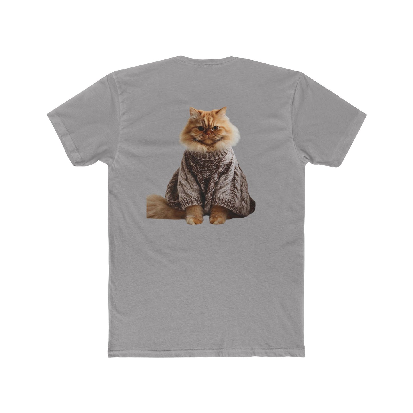 Cat Crew Tee — Cozy Sweater Cat Graphic T-Shirt