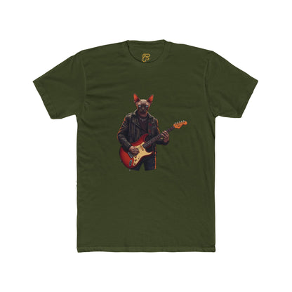 Guitar Fox Graphic Tee — Cool Rock Music Animal T‑Shirt