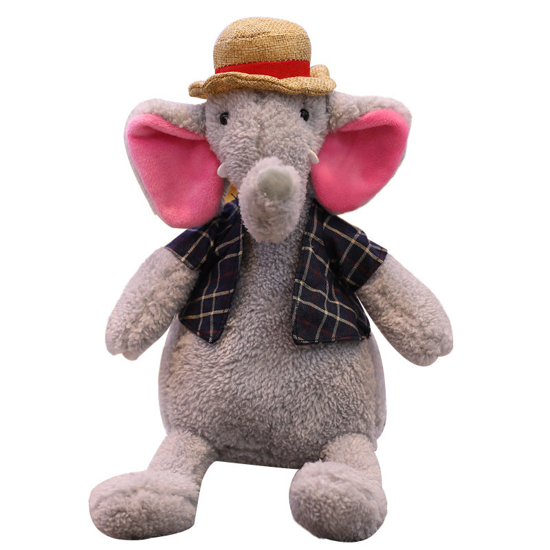 Long Neck Duck Plush Dog Toy – Soft Squeaky Animal Doll for Dogs