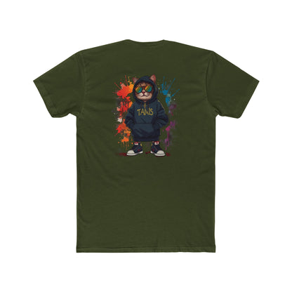 Cat Streetwear Tee — Graphic Hoodie Cat Design ("TAMS")